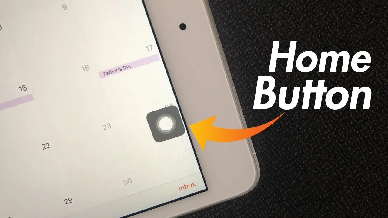 iPad Home Button on Screen - How to Get it - YouTube
