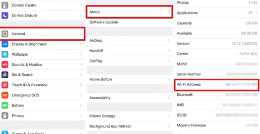 how do i find a mac address on an ipad how do i find a mac address on an ipad